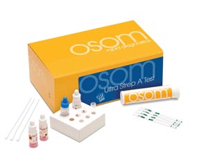 Rapid Test Kit OSOM® Ultra Infectious Disease Immunoassay Strep A Test Throat Swab (50 Test/KT) by Sekisui Diagnostics, LLC  ID 149